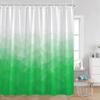 Abstract Geometric Shower Curtain Gradient Colorful Pattern Fashion Bathroom Decorations Modern Polyester Fabric Bath Curtains