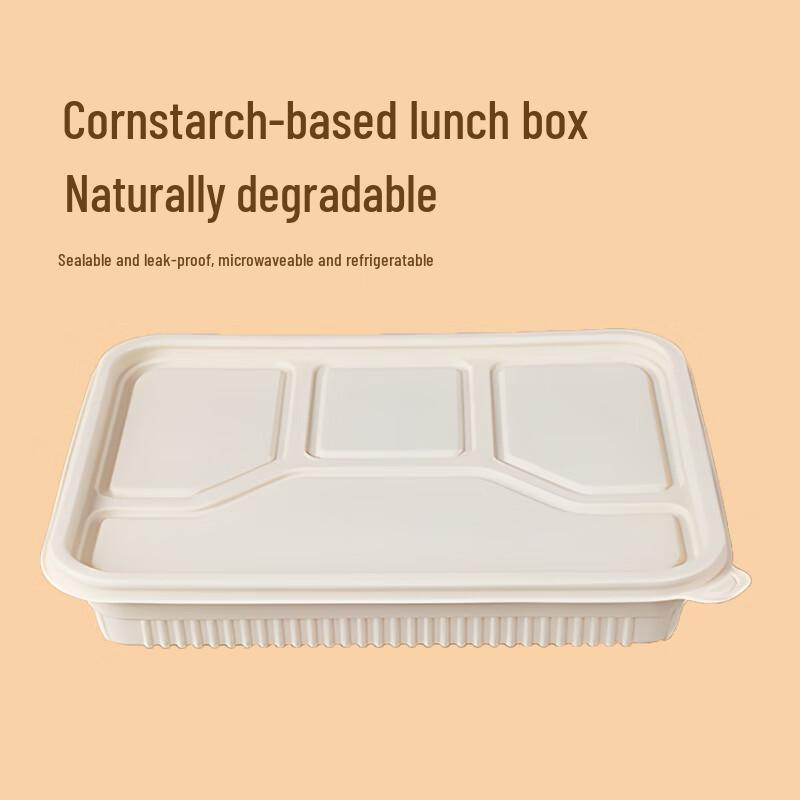 Yinmei Biodegradable 4-Compartment Meal Box