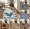 Geometrischer Teppich Retro-Stil Anti-Rutsch-Teppich Geometrisch Mehrfarbig Modern Wohnzimmer Schlafzimmer Sofa Dekorativer Teppich