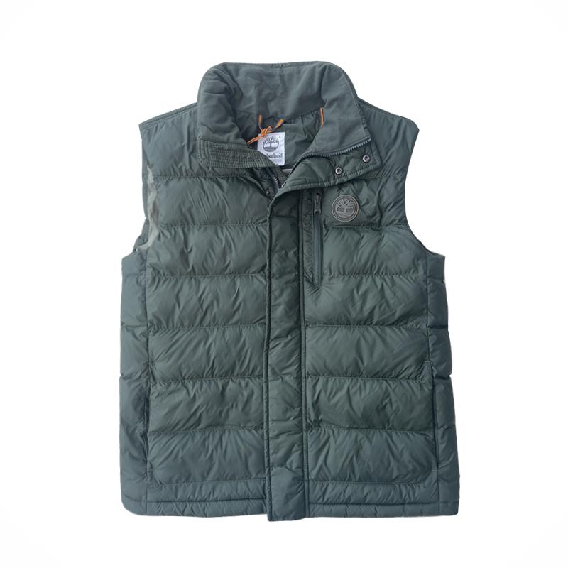 

Timberland Жилет теплый на молнии со стойкой мужской армейско-зеленый TB0A2AUZ-U31 S