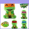 Peluche Tartaruga Ninja Carino Animale Morbido Ripieno Per Bambini Tartaruga Figura Stile Cartone Animato