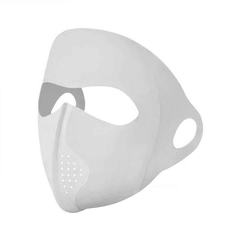 Summer Women S Sun Protection Face Mask Uv Protection Full Face Coverage Breathable Mask Thin Ice Silk Sunshade Mask светло-серый