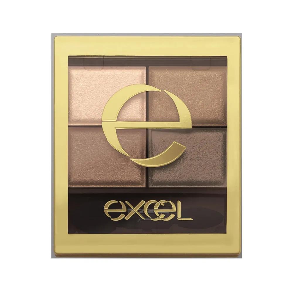 Excel Skinny Rich Тени для век SR04 Дымчато-коричневые