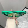 Occhiali da sole sportivi da esterno a forma di pesce con rivestimento, occhiali da sole di alta gamma Y2K per alpinismo e ciclismo, occhiali da sole alla moda da donna, UV400