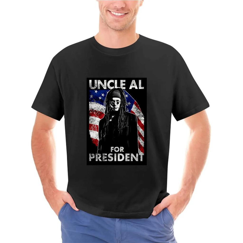 Band MINISTRY UNCLE AL 4 PRESIDENT T Shirt - Men's Summer Cotton Graphic Tee