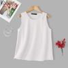 ZANZEA Women Casual Round Neck Summer Sleeveless Tank Tops