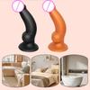 Liquid Silicone Butt Plugs for Men & Women, Soft Anal Training Dildo with Flared Base, Reusable Adult Sex Toy