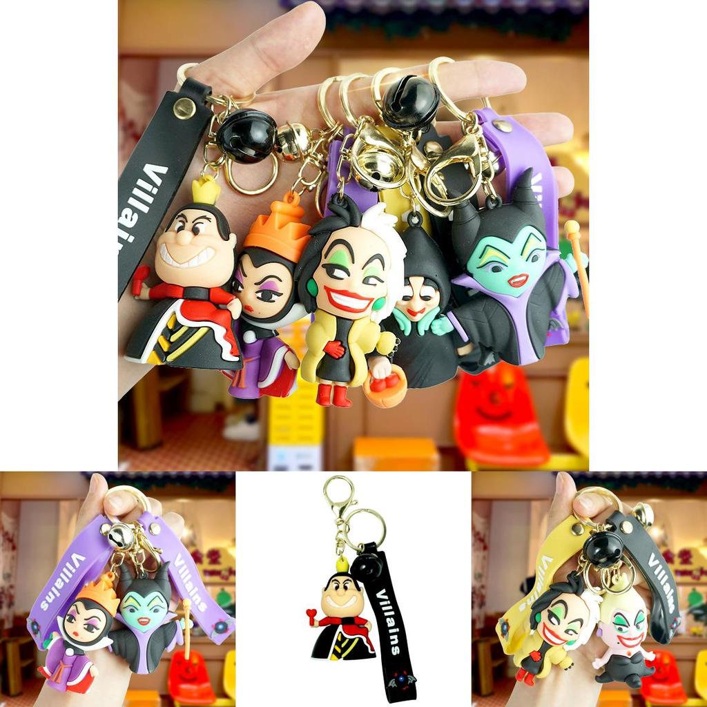 Cute Cartoon Villain Witch Keychain Unique Pvc Bag Charm For Men And Women