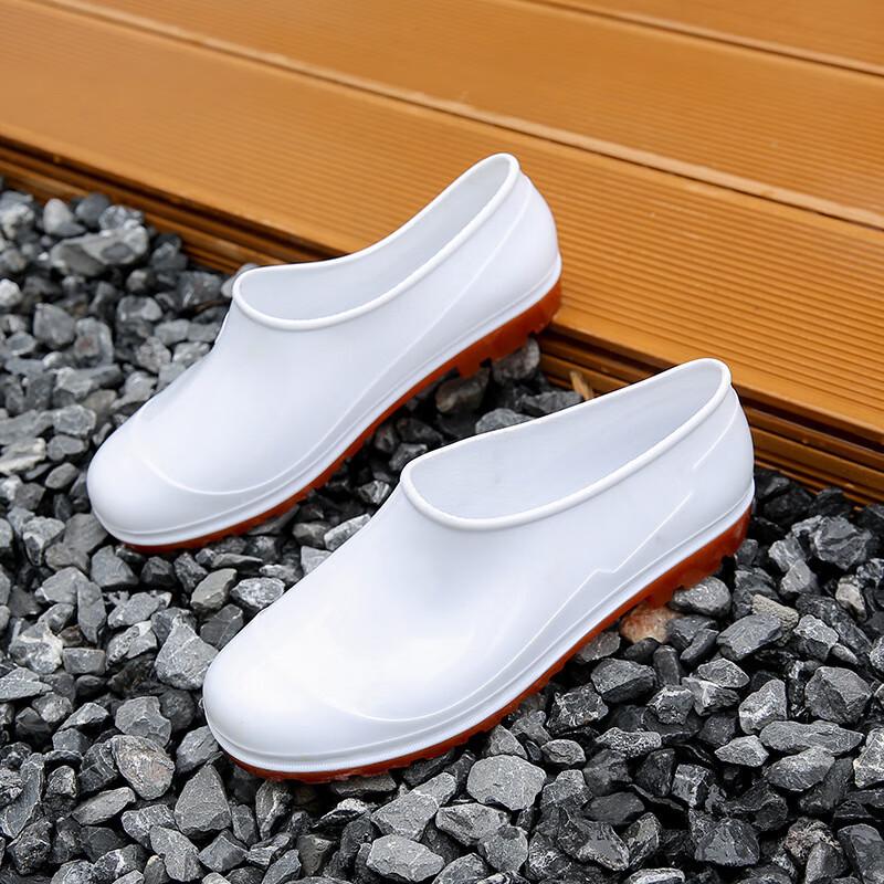 Xihe Black Acid-Alkali Resistant Shallow Rain Shoes