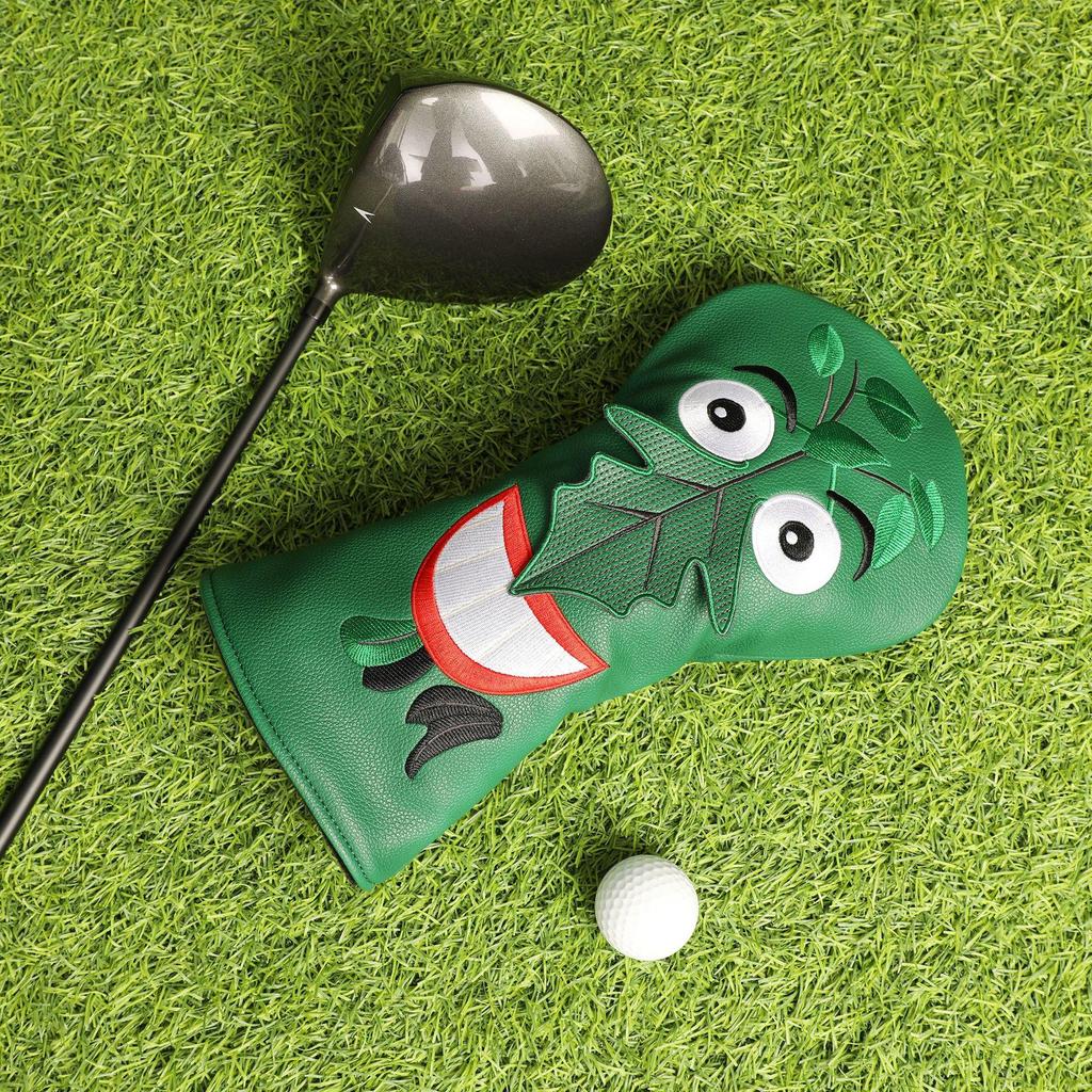 Leaf PU Golf Club Driver Headcover