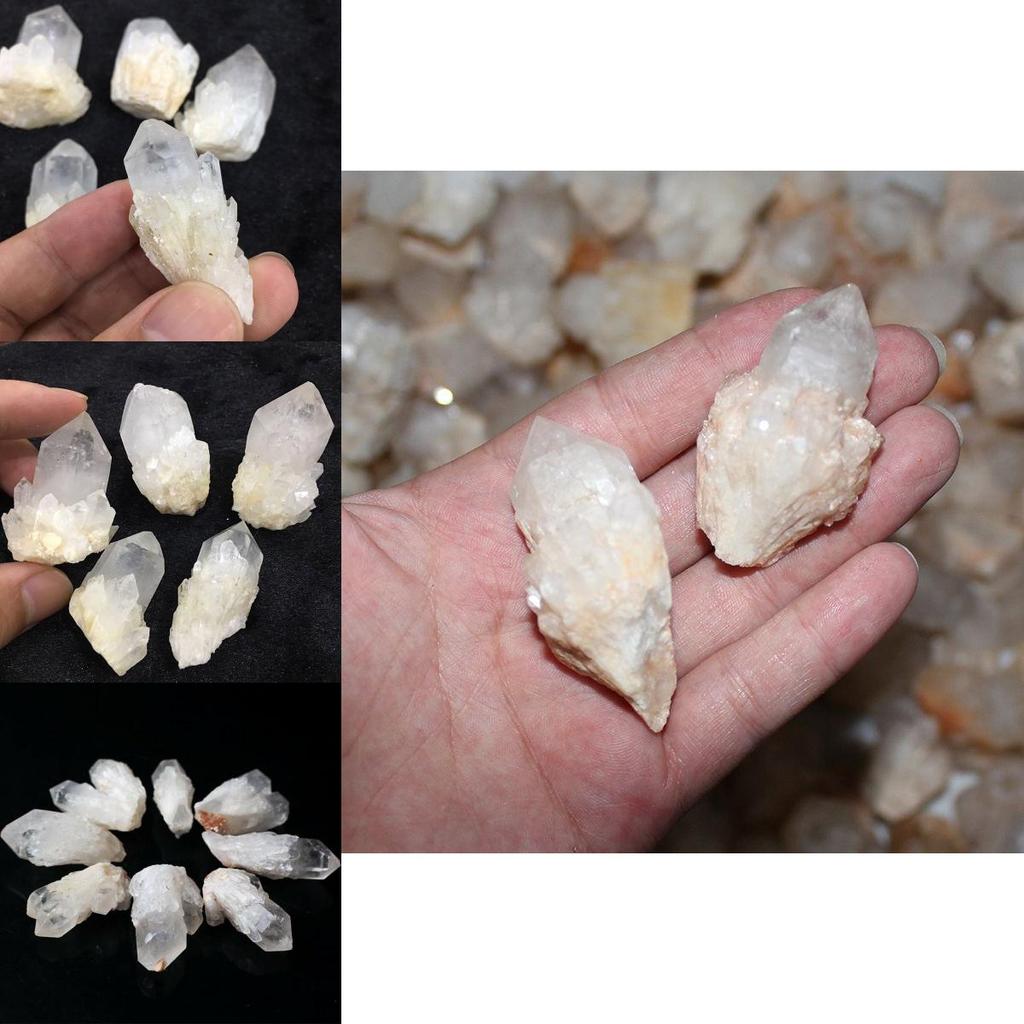 Natural Pineapple Crystal Point Cluster Wand Beautiful Quartz Mineral Healing Specimen