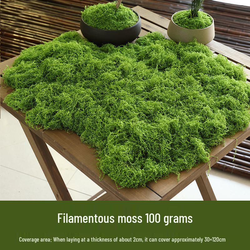 Bionic Artificial Moss Turf Micro Landscape Ornaments for Bonsai and Potted Plant Landscaping