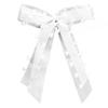 10PCS Heart Shape Tulle Bow Decorations Organza Bows for Wedding Car Party DIY Decoration Heart Shaped Tulle Bows 13x22cm