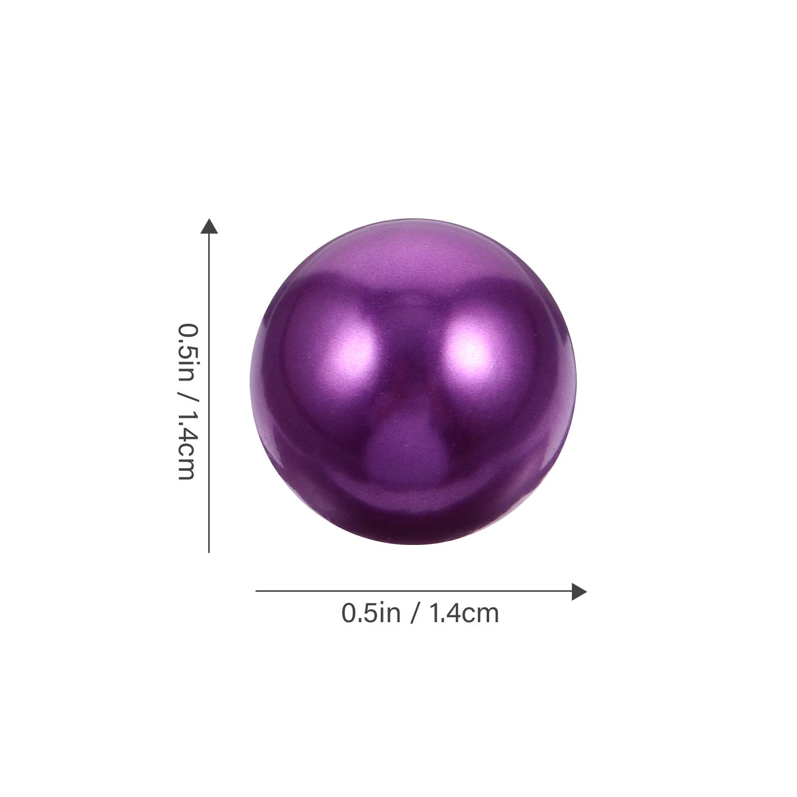 100 шт. Искусственный жемчуг Без отверстий Для декора вазы Наполнитель Искусственный жемчуг Поделки Свадебный душ Основа Пластиковый жемчуг фиолетовый