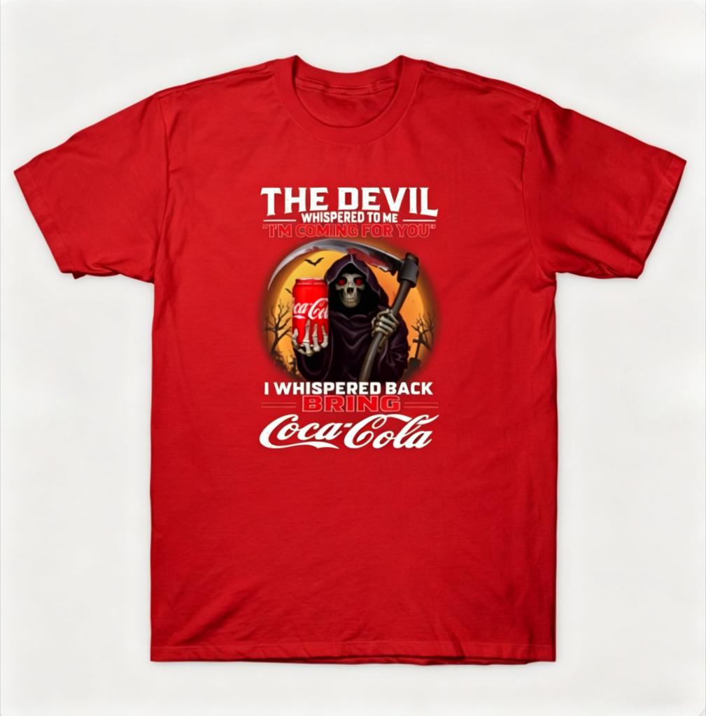 summer Grim Reaper Diet Coke Parody Soda Lover Dark Comedy TShirt Unisex Casual and Comfortable Tshirt Streetwear