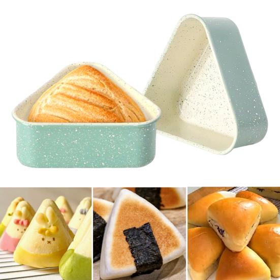 Slippbelegg Brødform Trekantet Brødbakeform for Ovn Sjokolader Geléer Kjøttpudding