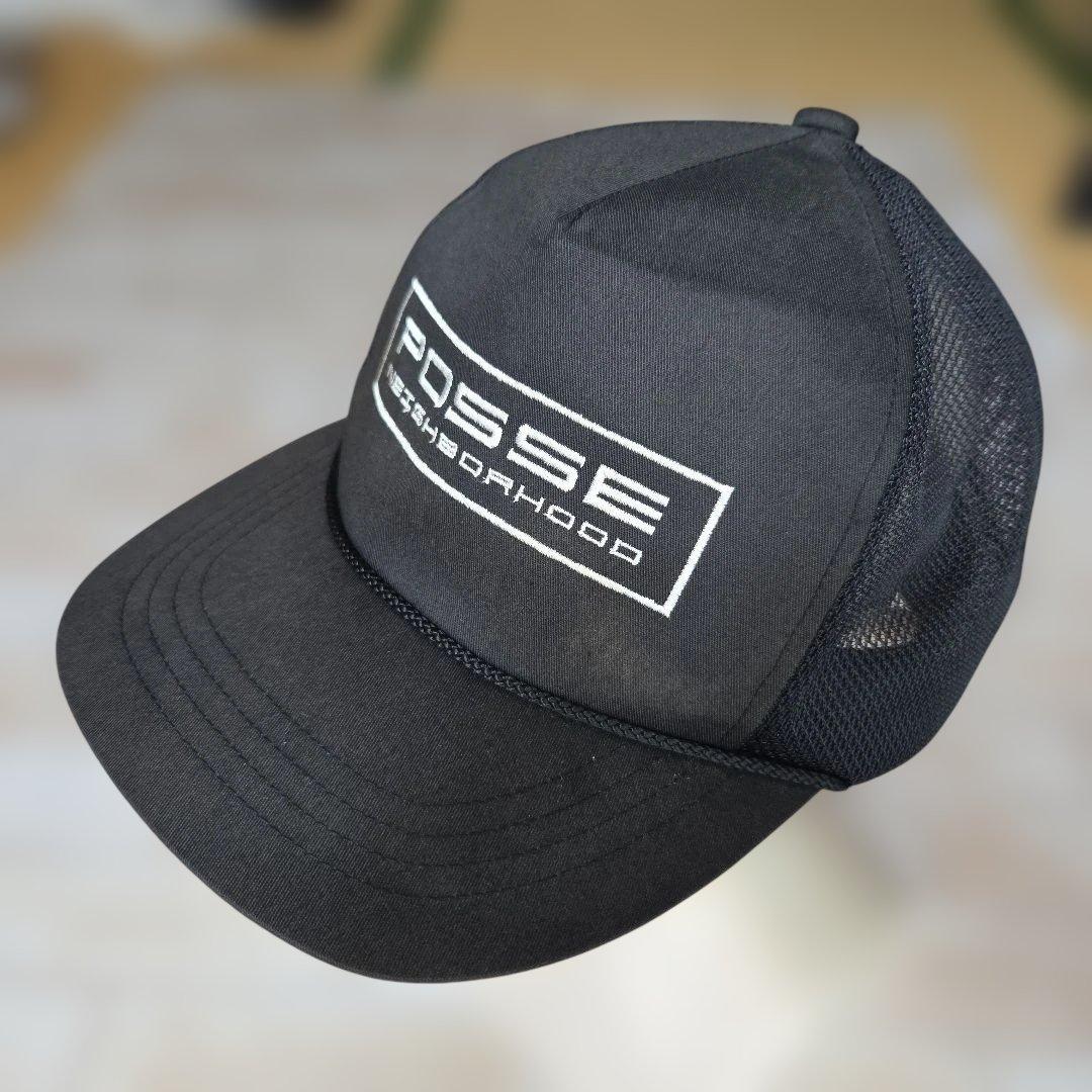 Used NEIGHBORHOOD POSSE Mesh Cap Black