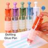 Transparent Shape Craft Glue Pen Erasable Glue Tape Convenient Dotting Glue Pen  Diary