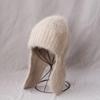 Soft Plush Ear Protections Faux Furs Cold Weather Cap Windproof Earmuffs Unisex Design Winter Earflap Hat Soft Knit Cap