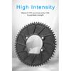 RIRO 4-Bolts 110BCD Single Chainring, 46/48/50/52/54/56/58T Road Bike Chainwheel, Compatible with Shimano 105/FC-R7000/R8000