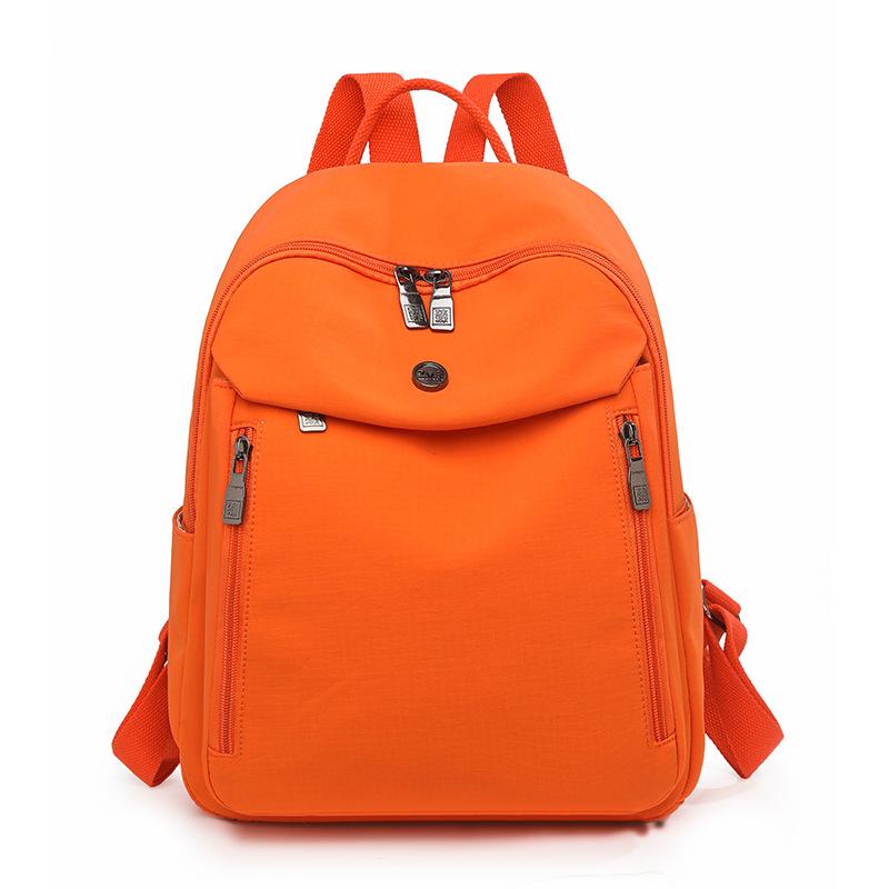 Ryggsekk i nylon for kvinner Reise-ryggsekk Student Skolesekk