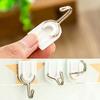 12Pcs Self Adhesive Bathroom Kitchen Stick On Wall Door Towel Holder Hook Hanger