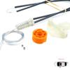 BWR5619 Window Regulator Repair Kit Left Door for DAF Truck 95XF XF95 1997-2006 1354702