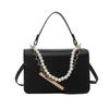 New Fashion High-end Texture Temperament Versatile Pearl Solid Color Portable Shoulder Messenger Bag Women's Bag