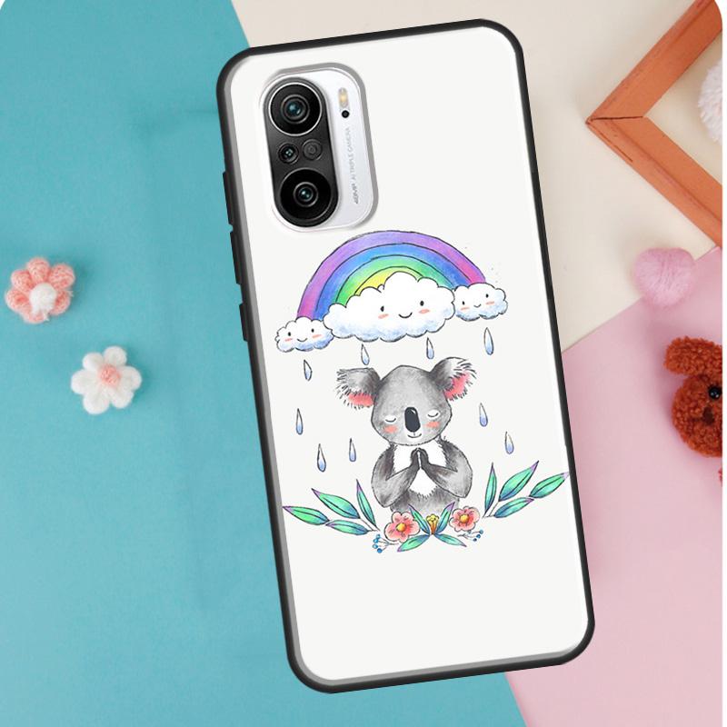 Cute cartoon watercolor animal koala Case For Xiaomi Mi 11T 12 Pro 12X Mi 11 Lite Ultra Cover For POCO X3 Pro X4 GT M3 M4 F3