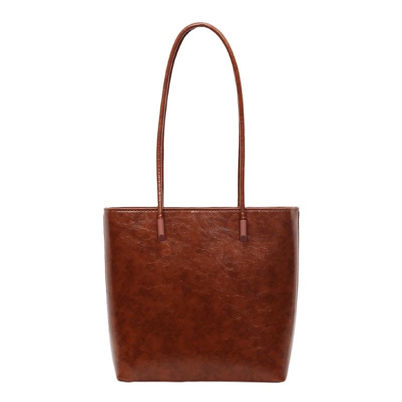 A Trendy and Retro Tote Bag, A Stylish and Large-capacity Single-shoulder Bag