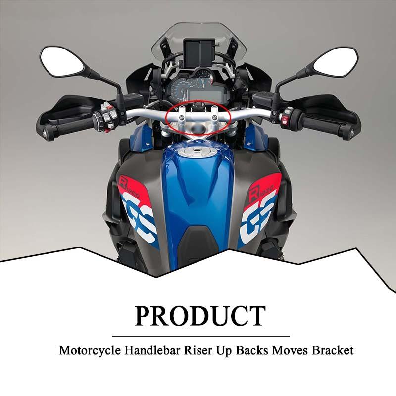 CNC Handlebar Riser Lift Back Move Lifter Accessories For BMW R1200GS LC ADV R 1200GS R1200 GS Adventure 2013-2019 Motorcycle