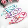 Children 'S Hair Accessories Set Cute Cartoon Jewelry 1set =5pcs Jewelry Accessories Necklace Bracelet Hairpin High Quality