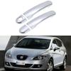 Carbon Fiber Pattern Exterior Door Handle Stickers for Seat Leon MK2 1P FR Cupra