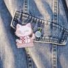 Cute Cat Enamel Purrruest Pin Brooch Badge Animal Accessories Jewelry Gift