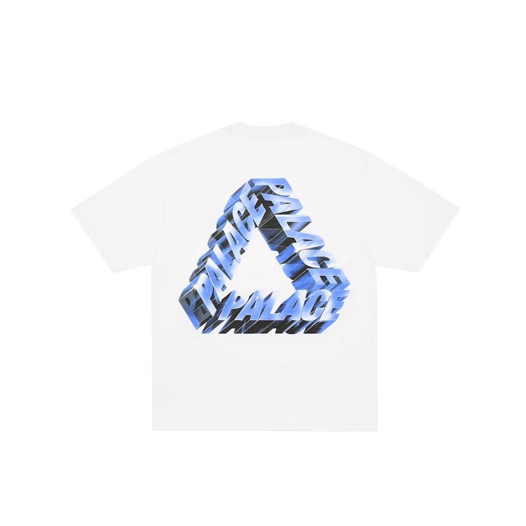 Palace Polished P3 T-Shirt White Unisex Tops P29TS039