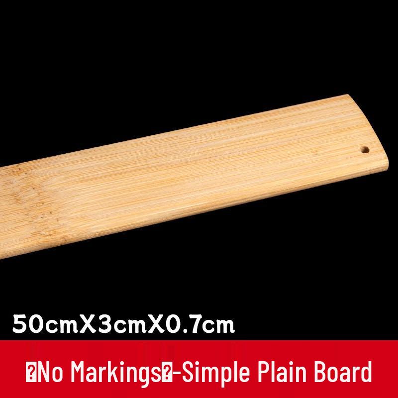 Bamboo Teacher's Pointer and Thickened Ruler for Home Use