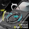 Z Flip 6 Magnetic 360 Rotating Bracket Phone Case for Samsung Galaxy Z Flip 6 Flip6 Ring Holder Hard Shell Protective Cover