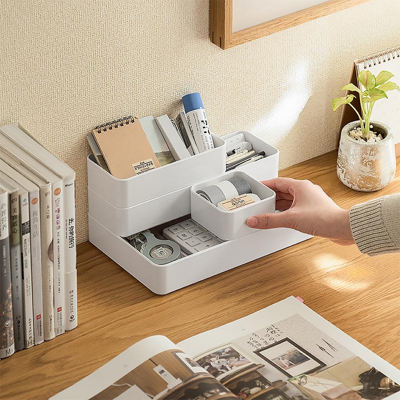 Adjustable Versatile Drawer Organizer Clear Plastic Trays and Dividers In 5 Sizes for Perfect Makeup and Kitchen Storage