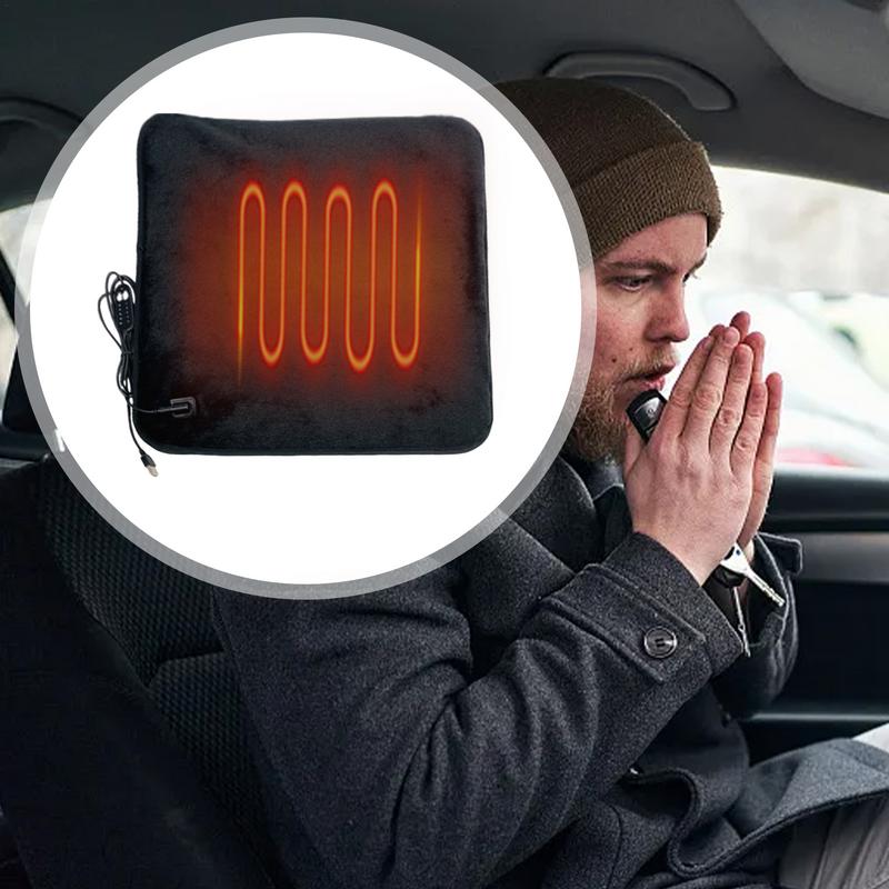 Heated Car Seat Non-Slip Electric Heated Chair Seat Cushion For Home Fast Heating Seat Heating Cushion 5 Heat Levels Winter Seat