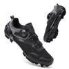 Pro Cycling Shoes MTB Mens Road Flat Speed Shoes Mens Route Shoes Cycling Race Cleats Women's Cycling Hiking ShoesSpd Mtb Shoes