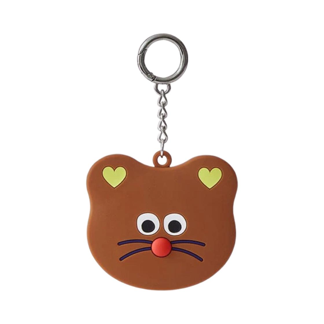 Monamhee Bred Silicone Mirror Keyring Brown ONE SIZE коричневый
