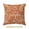 Hello Autumn Pumpkin Cushions Pillowcase Polyester Cushion Cover Throw Pillow Sofa Decoration Pillowcover Home Decor 45x45cm