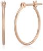 ESTELLE Hoop 18K Pink Gold [Official] Women's Earrings, (M) 0202-1470-0015-0000