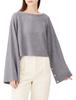 Grace Continental 2023AW Short Knit Size Gray Top, Women's, 24,