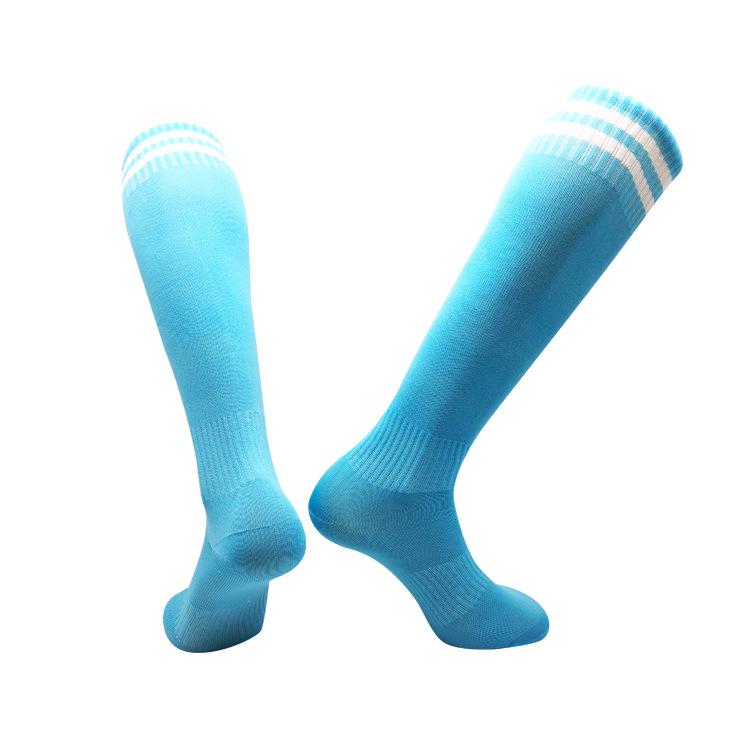 

Дорослі та юнацькі нековзні шкарпетки для футболу вище коліна - Ідеальні для тренувань та спорту Adults One Size небо синє кольору