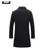 2025 Plus Size Casual Wool Blend Single-Breasted Trench Coat