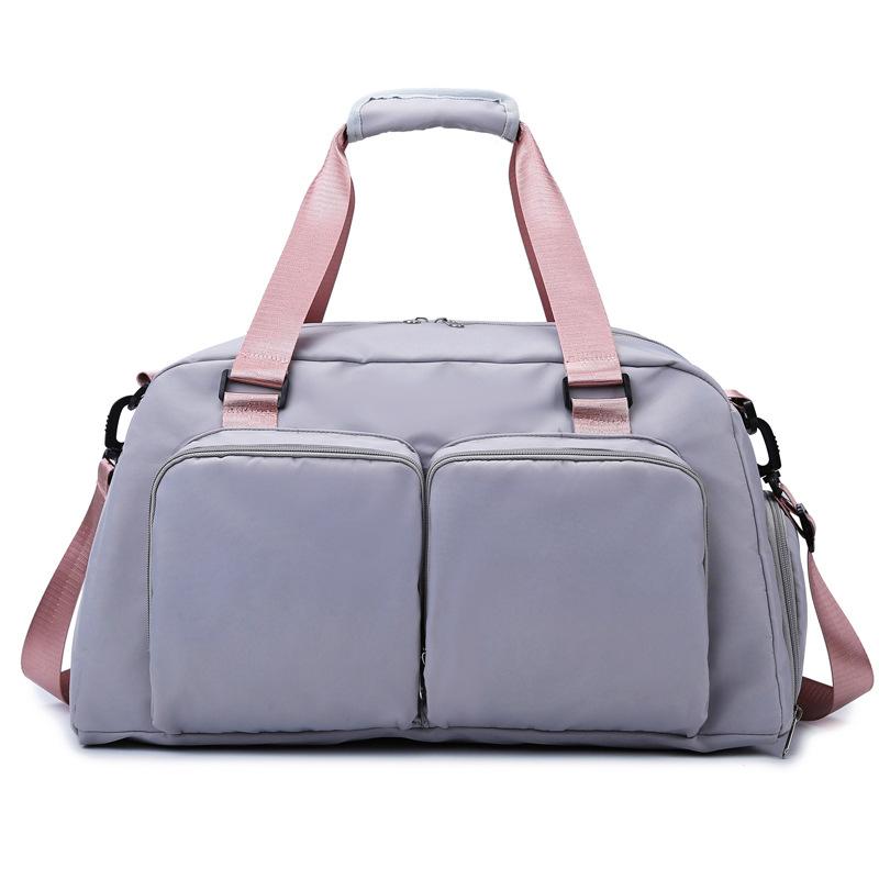 Simple Casual Dry and Wet Separation with Shoes Warehouse Yoga Fitness Bag Can Be Put On Tie Rod Luggage When Traveling