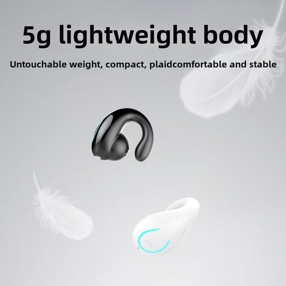 Bone Conduction Wireless Bluetooth Headphone Ear Clip Noise-cancelling Ear Long Endurance