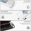 Witch Hangyodon Case/Romper for Switch/Switch OLED Models, Waterproof, Dustproof, and Stain-Resistant, Holds 15 Game Cards, Shockproof, and Includes S