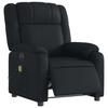 VidaXL Fauteuil de massage inclinable électrique noir similicuir 3205143